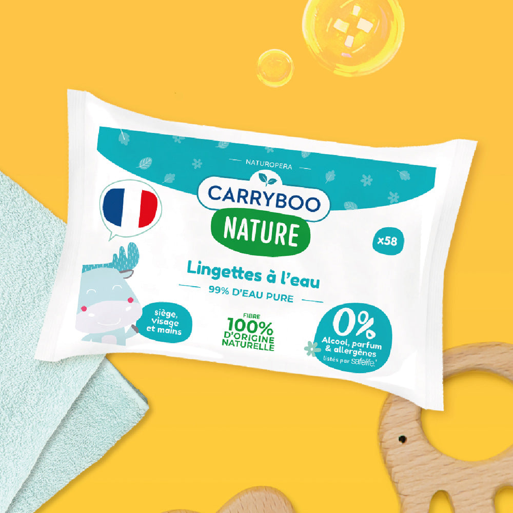 Lingettes à l’eau